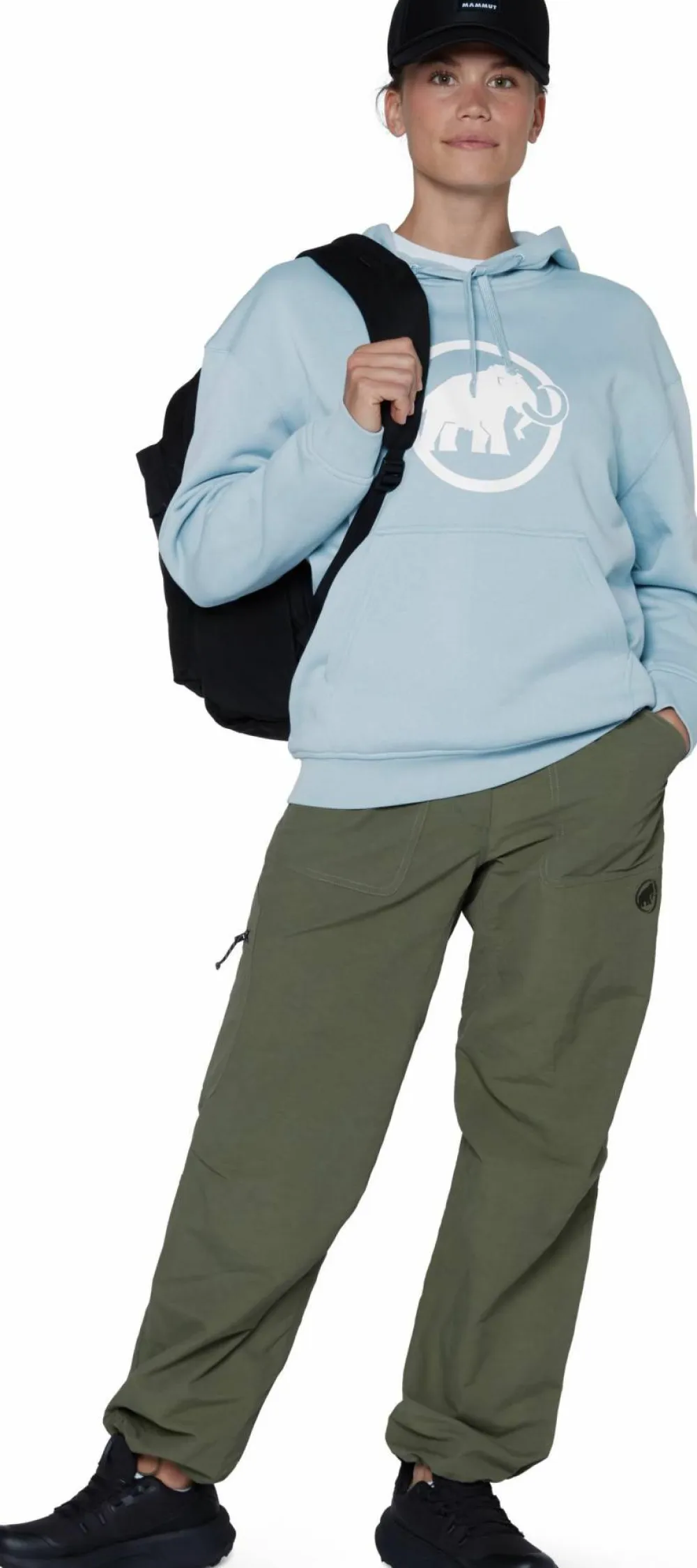 Mammut Women's Base Ml Hoody Classic Nebla Hot