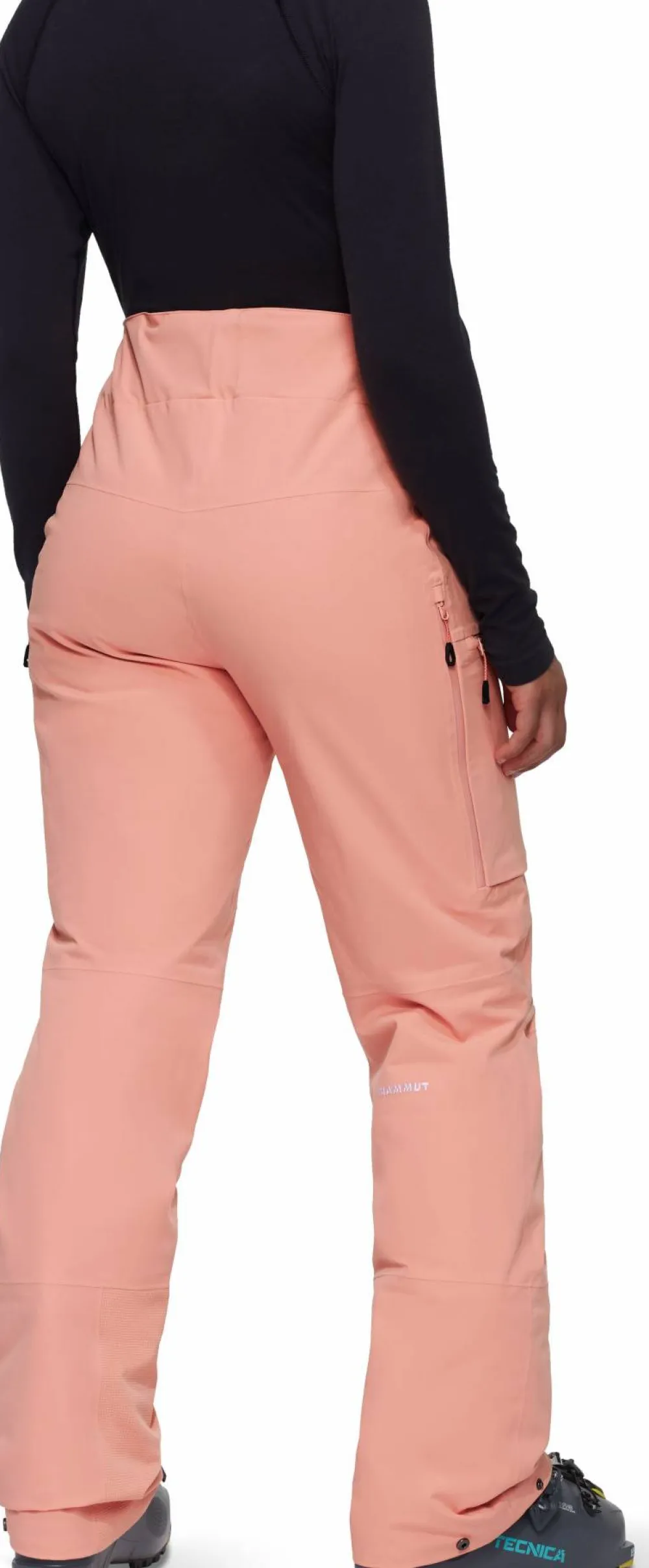 Mammut Women's Stoney Hardshell Thermo Pants Quartz Dust New