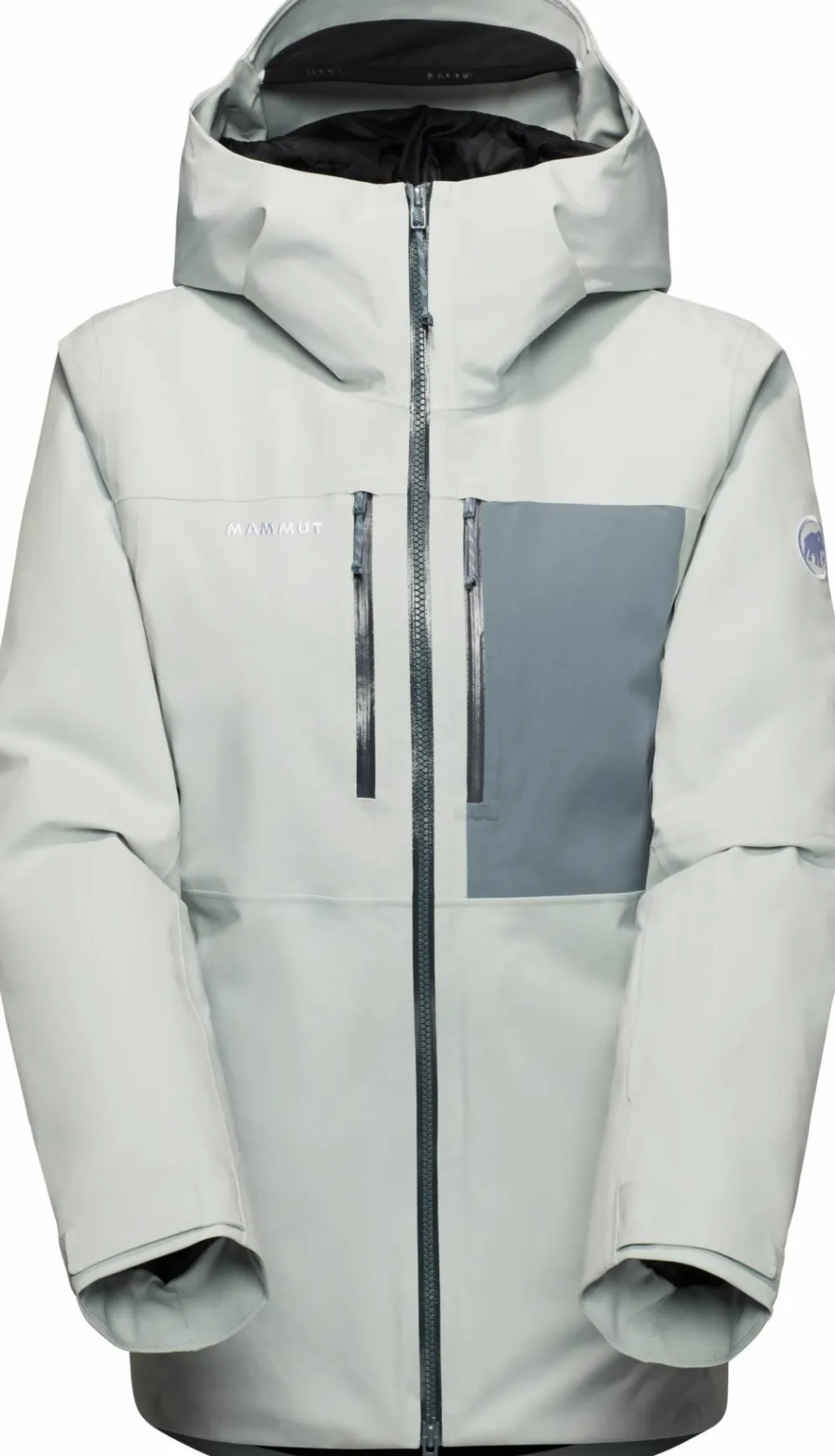 Mammut Women's Stoney Hardshell Thermo Hooded Jacket Silver Sage/Strata Silver Sage-Strata Sale