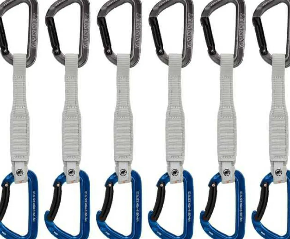 Workhorse Keylock 17 Cm 6-Pack Quickdraws Straight Gate/Bent Gate Key Lock Övrig Utrustning|Klättring
