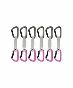 Mammut Workhorse Keylock 12 Cm 6-Pack Quickdraws Straight Gate/Bent Gate Key Lock Straight Gate/Bent Gate Key Lock, grey-pink Online