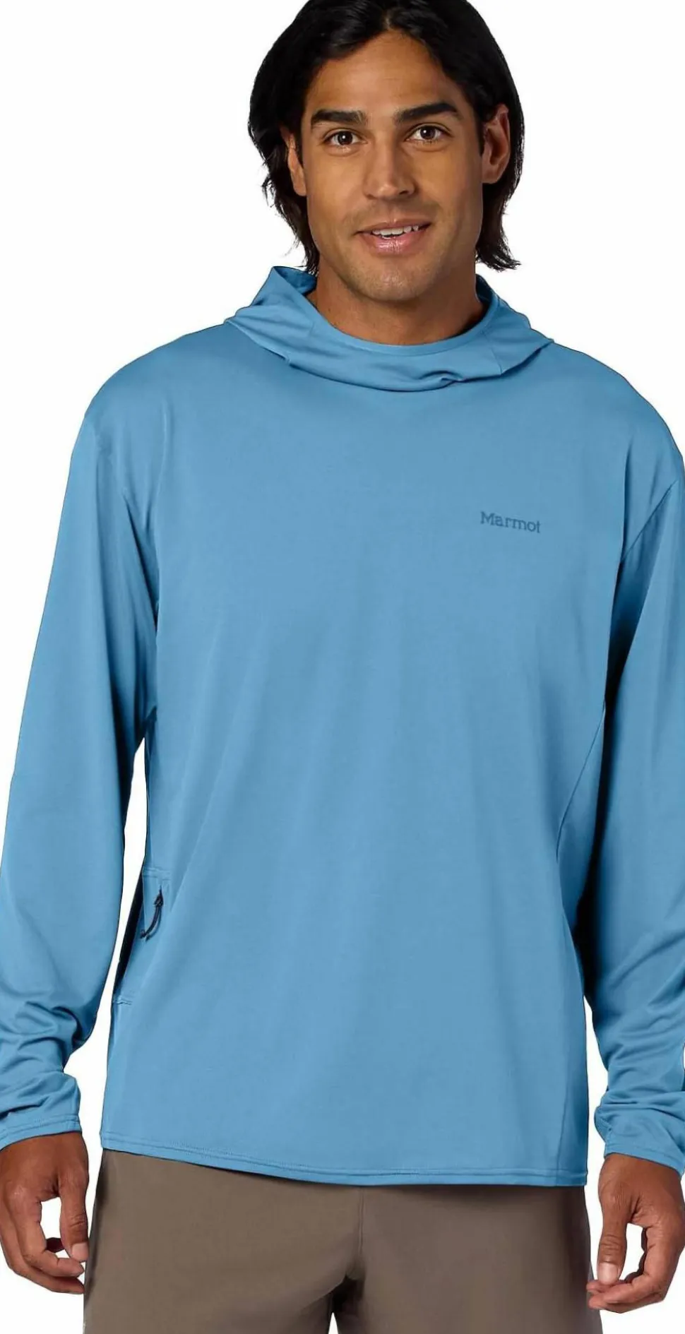Marmot Men's Airexchange Upf 50 Hoody Summer Storm