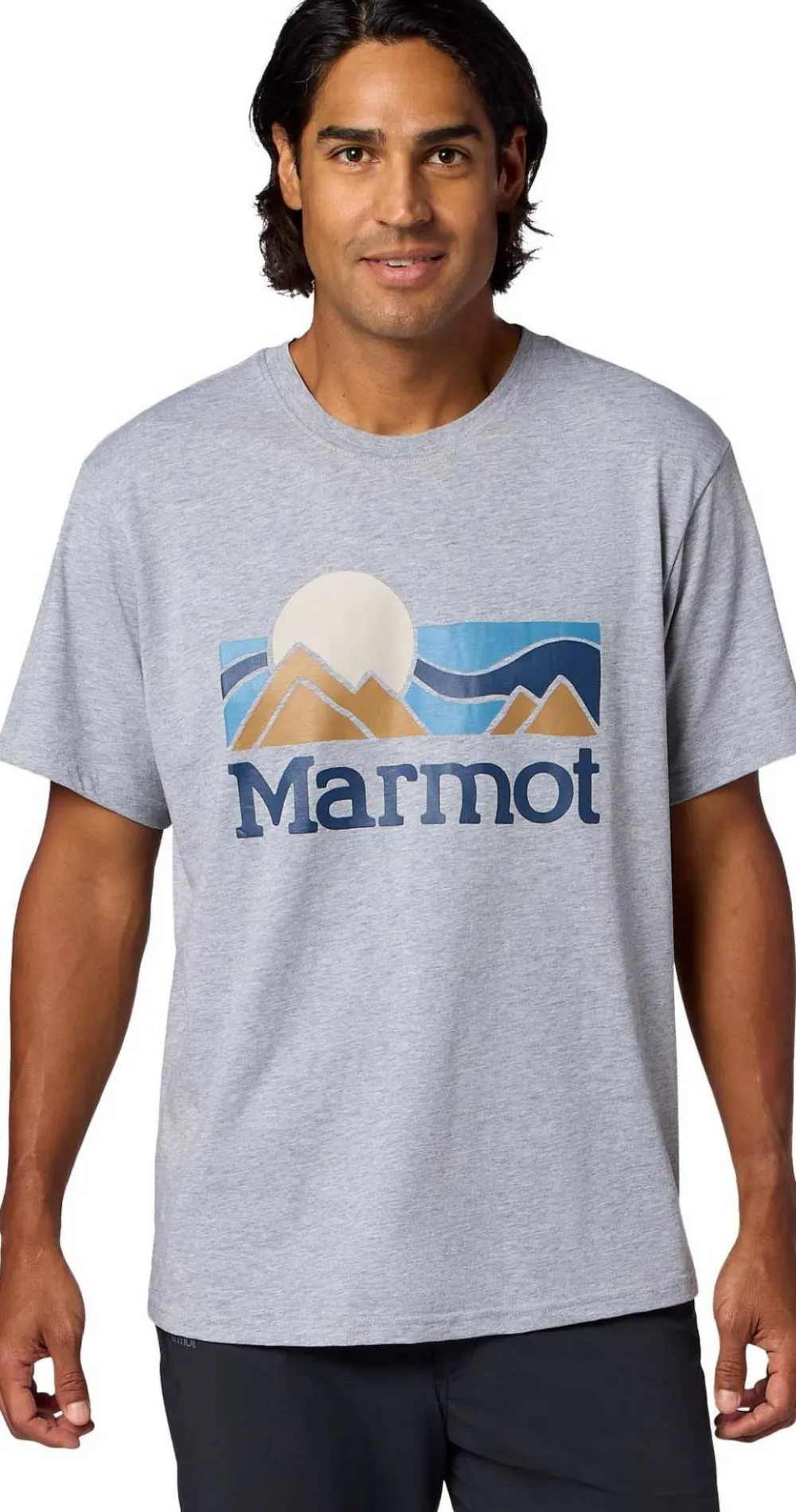 Marmot Men's Coastal Tee ShortSleeve Grey Heather
