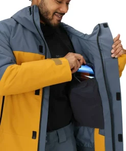 Marmot Men's Elevation Jacket Thunderhead/Honey Glaze Discount