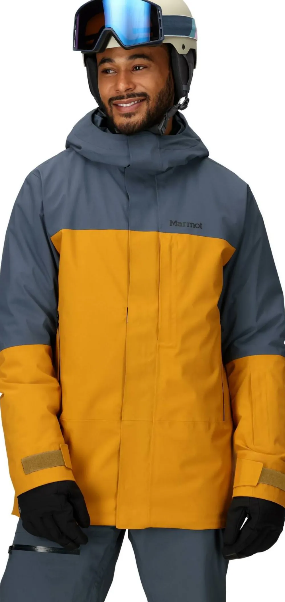 Marmot Men's Elevation Jacket Thunderhead/Honey Glaze Discount