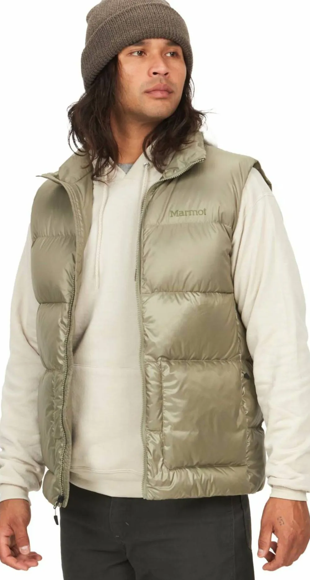 New Men's Guides Down Vest Västar Herr