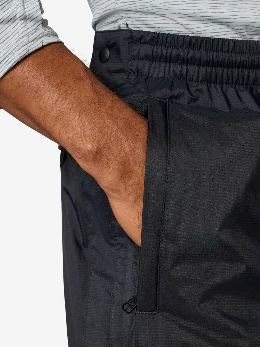 Marmot Men's Precip Evo Full Zip Pant Short Black Best