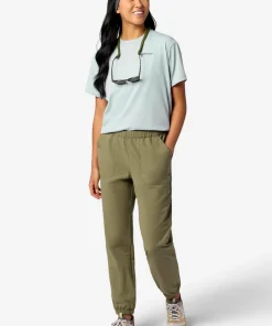 Marmot Women's Airexchange Upf 40 Jogger Olive Grove Best