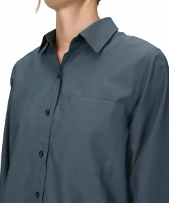 Marmot Women's Airexchange Upf 40 Ls Shirt Thunderhead Clearance