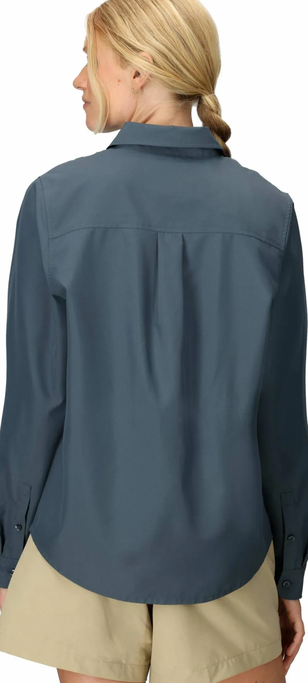 Marmot Women's Airexchange Upf 40 Ls Shirt Thunderhead Clearance