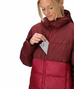 Marmot Women's Guides Down Hoody Acai Berry/Red Mulberry Hot