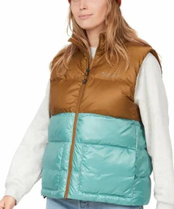 Marmot Women's Guides Down Vest Hazel/Blue Agave