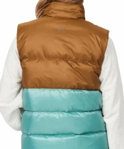 Marmot Women's Guides Down Vest Hazel/Blue Agave