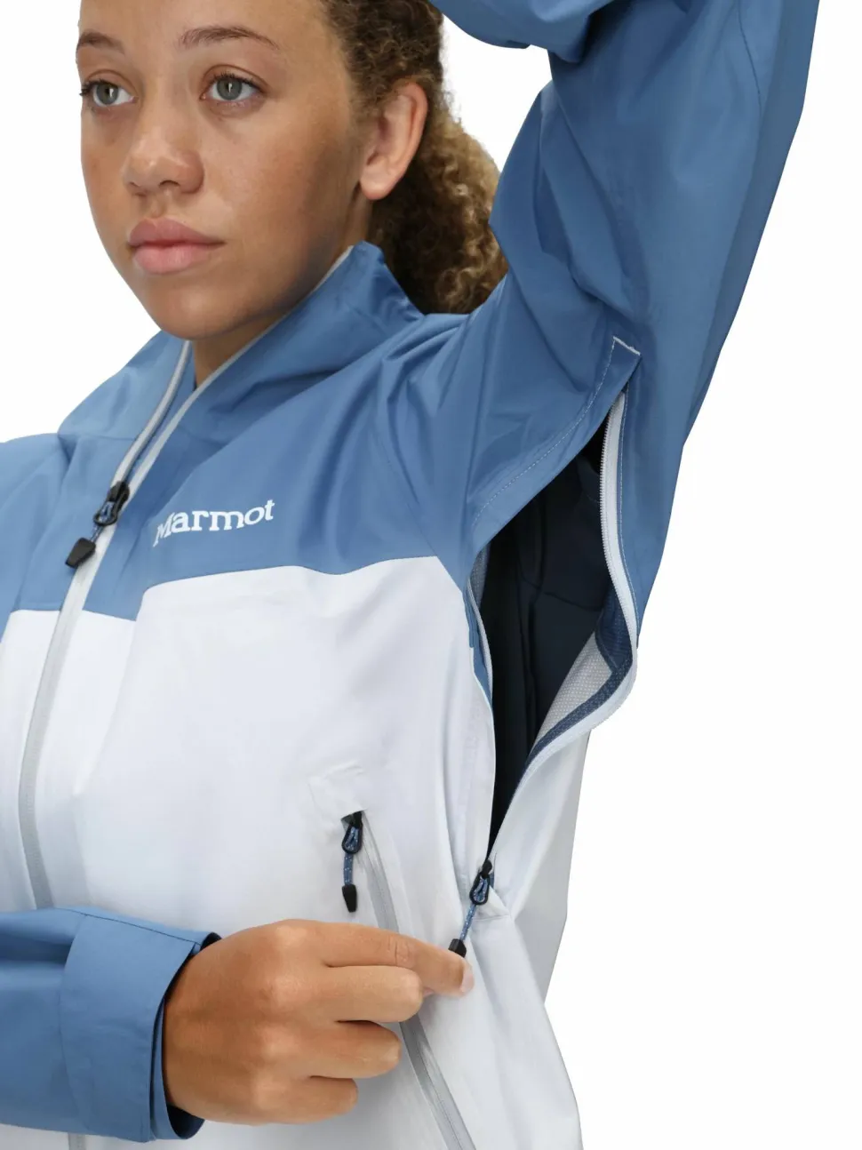 Marmot Women's Minimalist Pertex Jacket Rain Cloud/vapor