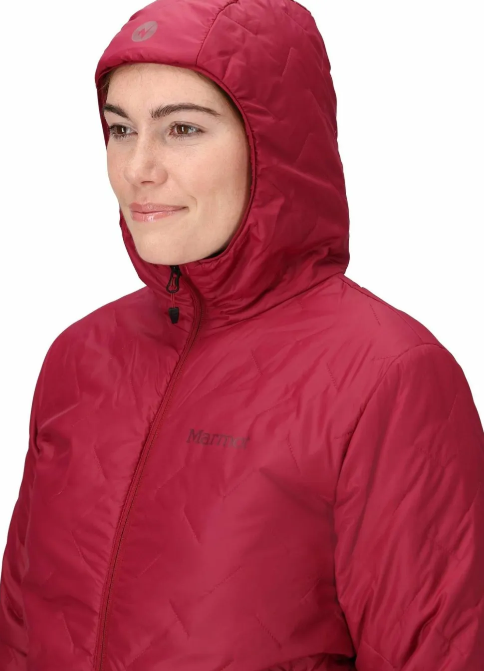 Marmot Women's MonoQuilt Hoody Red Mulberry