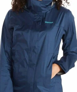 Marmot Women's Precip Eco Jacket Arctic Navy Outlet