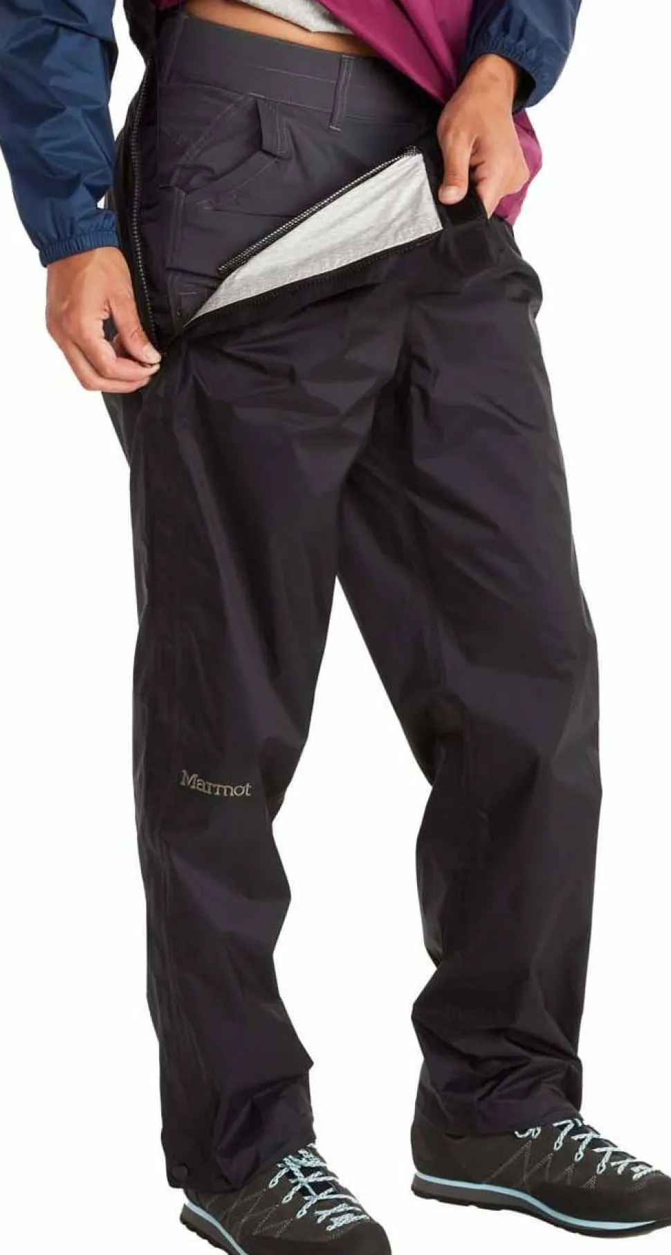Marmot Women's Precip Eco Full Zip Pant Long Black