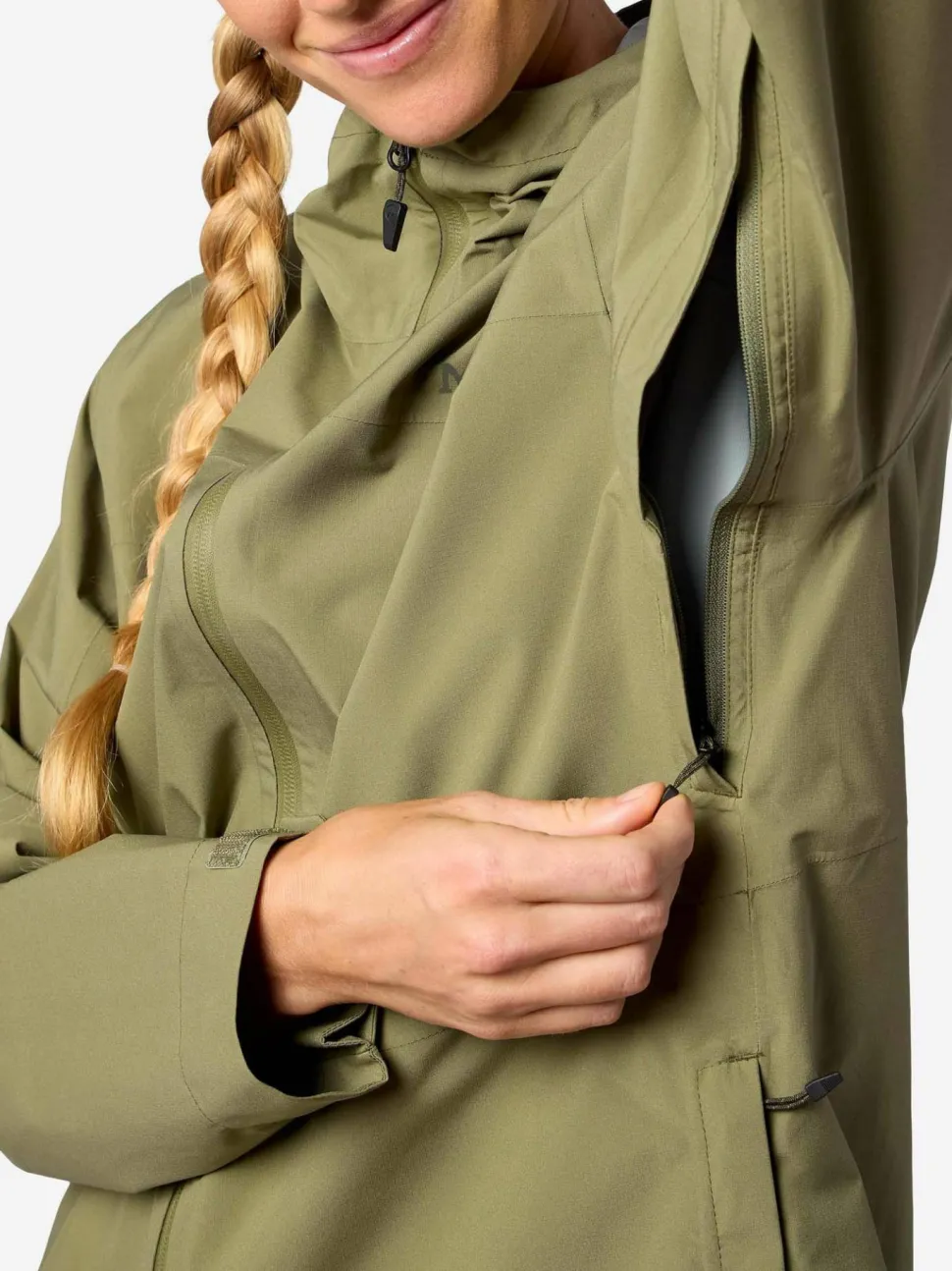 Marmot Women's Precip Evo Flex Jacket Olive Grove