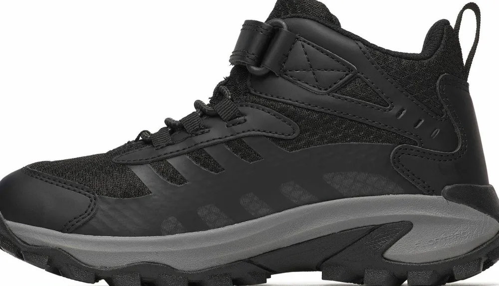 Merrell Kids' Moab Speed Mid 2 A/C Waterproof Black Discount
