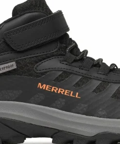 Merrell Kids' Moab Speed Mid 2 A/C Waterproof Black Discount