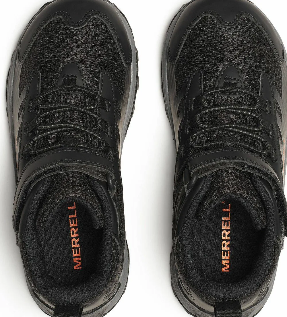 Merrell Kids' Moab Speed Mid 2 A/C Waterproof Black Discount