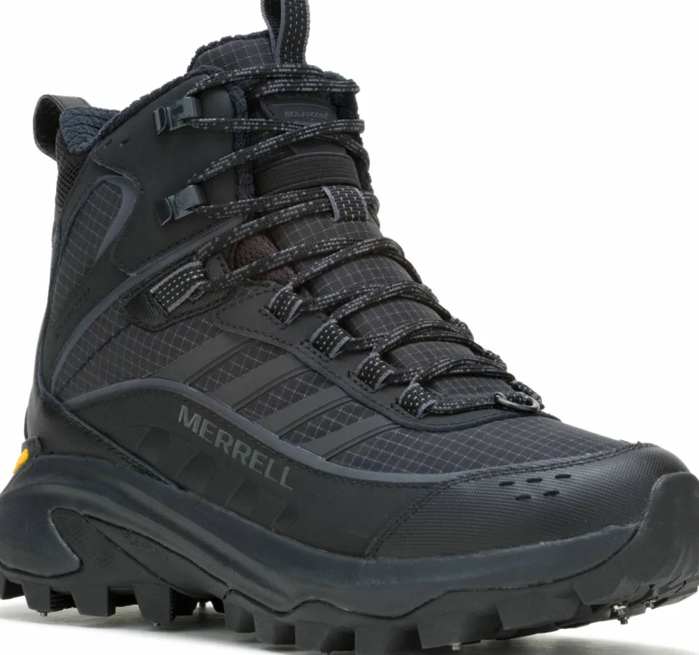 Merrell Men's Moab Speed 2 Thermo Mid Waterproof Spk Triple Black Sale