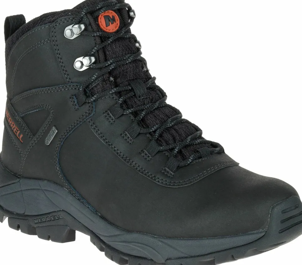 Merrell Men's Vego Mid Leather Waterproof Black