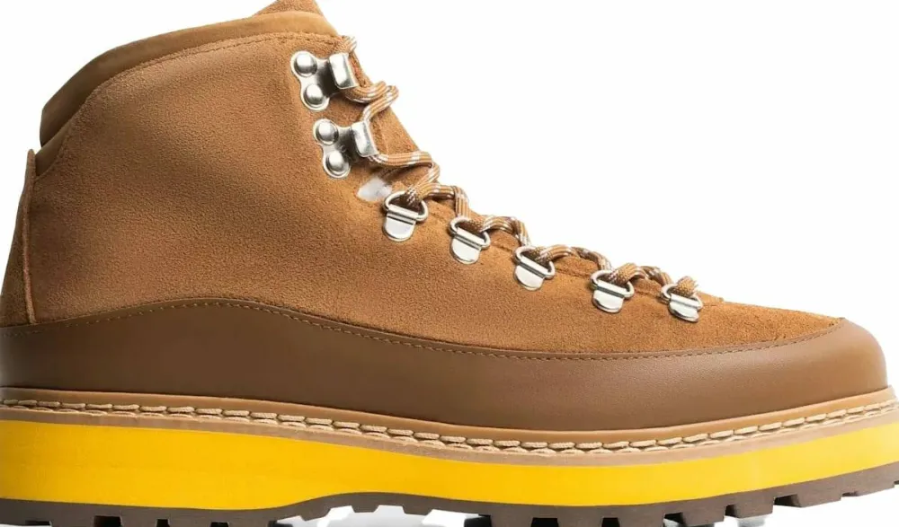 mono Men's Core Cap Suede Cognac Yellow Sale