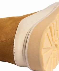 mono Women's Core Cap Suede Cognac Cream Clearance