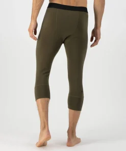 Mons Royale Men's Cascade Merino Flex 200 3/4 Legging Dark Olive Best