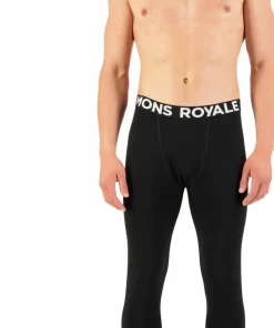 Mons Royale Men's Cascade Merino Flex 200 Legging Black