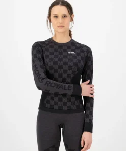 Outlet Women's Ascender Merino Seamless Long Sleeve Skidkläder Dam|Underställ Dam