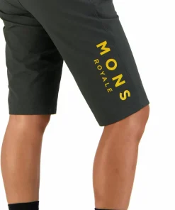 Mons Royale Women's Momentum 2.0 Bike Shorts Black/Gold