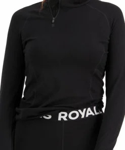 Mons Royale Women's Olympus Half Zip Black