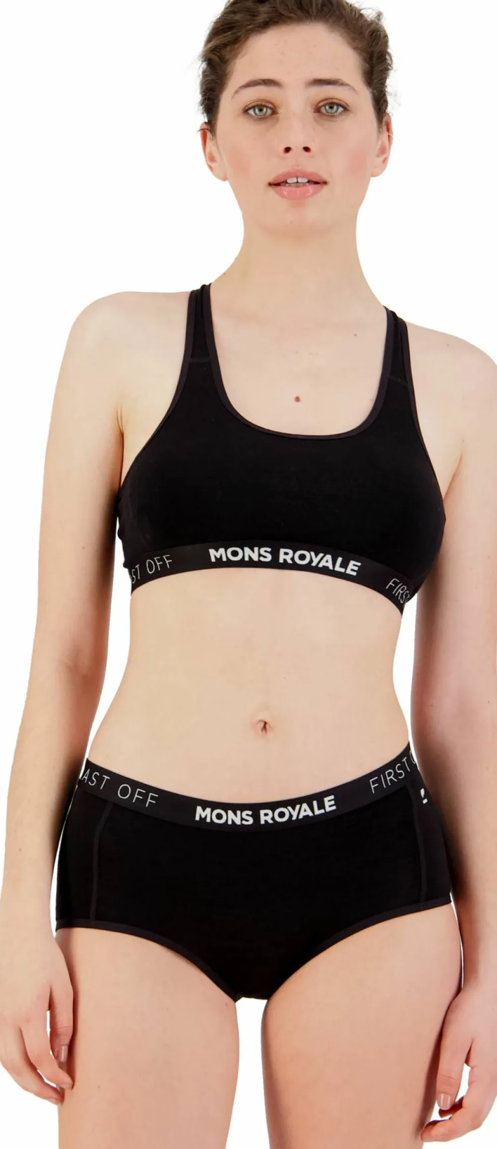 Mons Royale Women's Sierra Sports Bra Black Sale