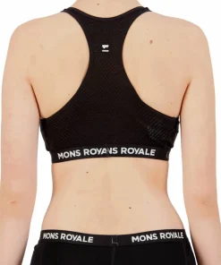 Mons Royale Women's Sierra Sports Bra Black Sale