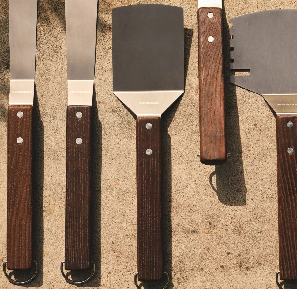 Muurikka Grill Steak Spatula Stainless Steel/Ash