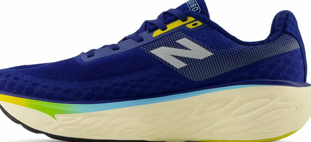 New Balance Men's Freshfoam X 1080v14 Inkwell with Silver Metallic and Ginger Lemon Sale