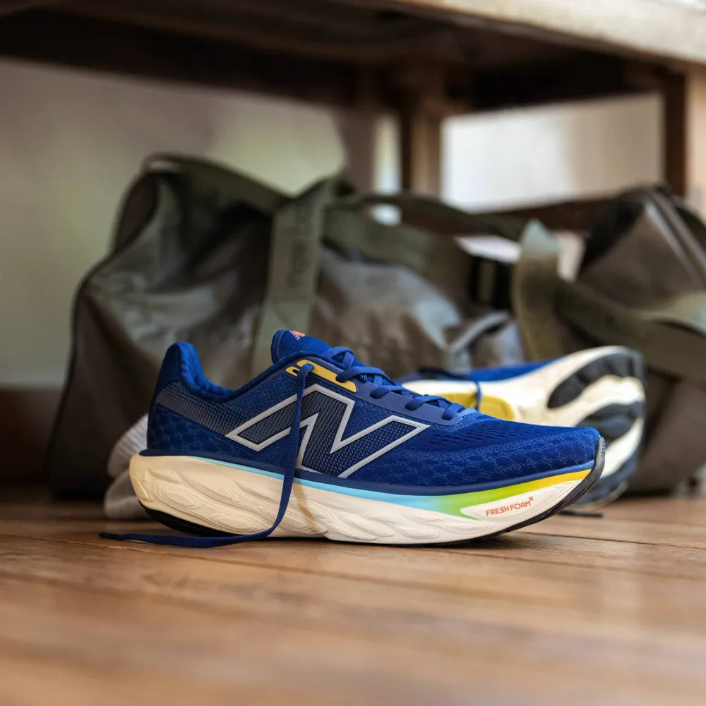 New Balance Men's Freshfoam X 1080v14 Inkwell with Silver Metallic and Ginger Lemon Sale