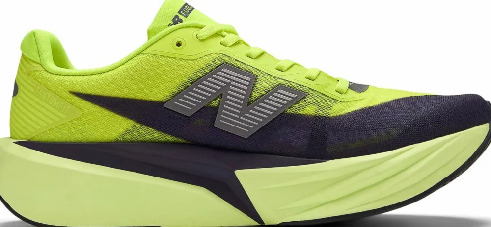 New Balance Men's FuelCell Rebel V5 Alkaline Green / Boysenberry / Dark Silver Metallic Sale
