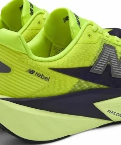 New Balance Men's FuelCell Rebel V5 Alkaline Green / Boysenberry / Dark Silver Metallic Sale
