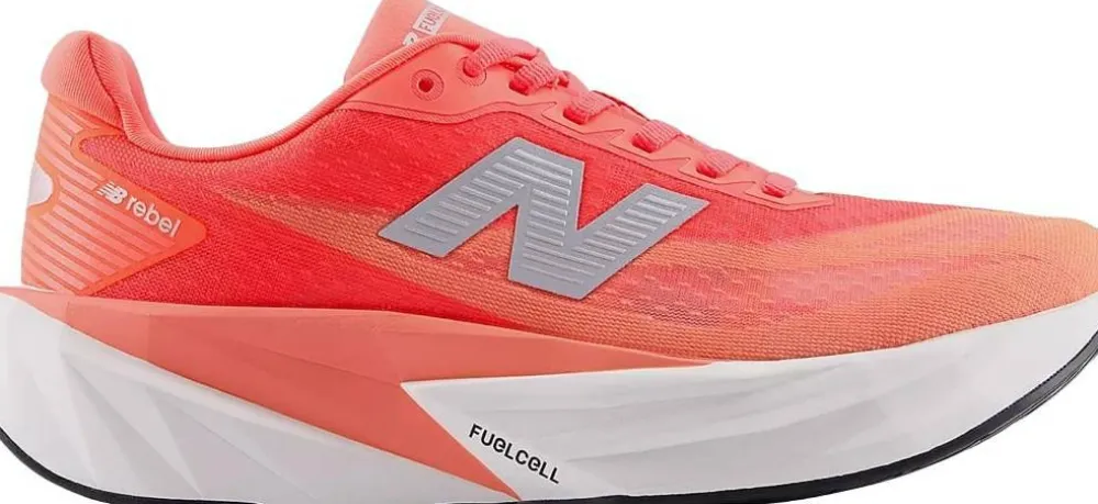 New Balance Women's FuelCell Rebel V5 Urgent Red Sale