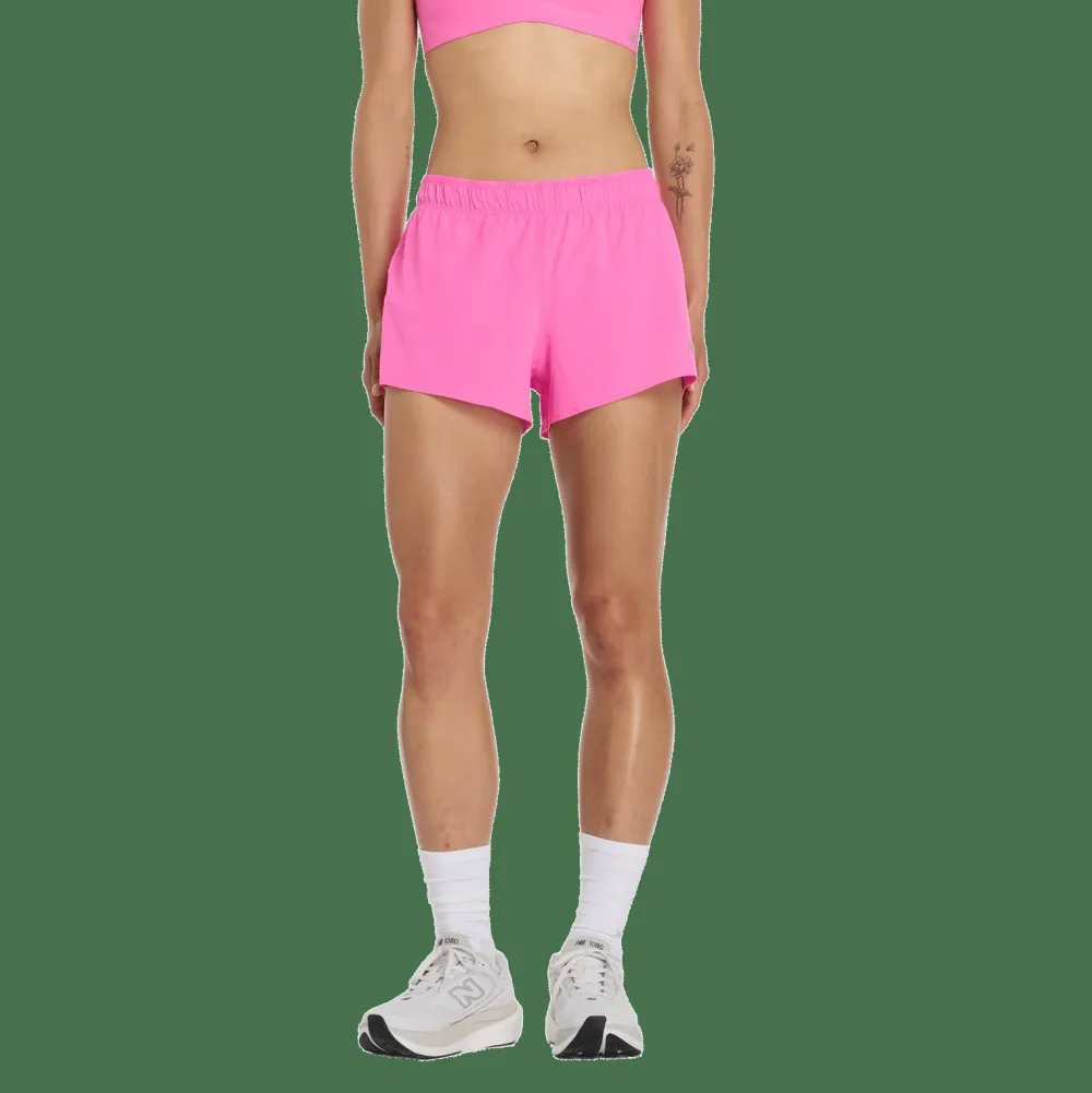 New Balance Women's RC Short 3 Pink Heat Outlet