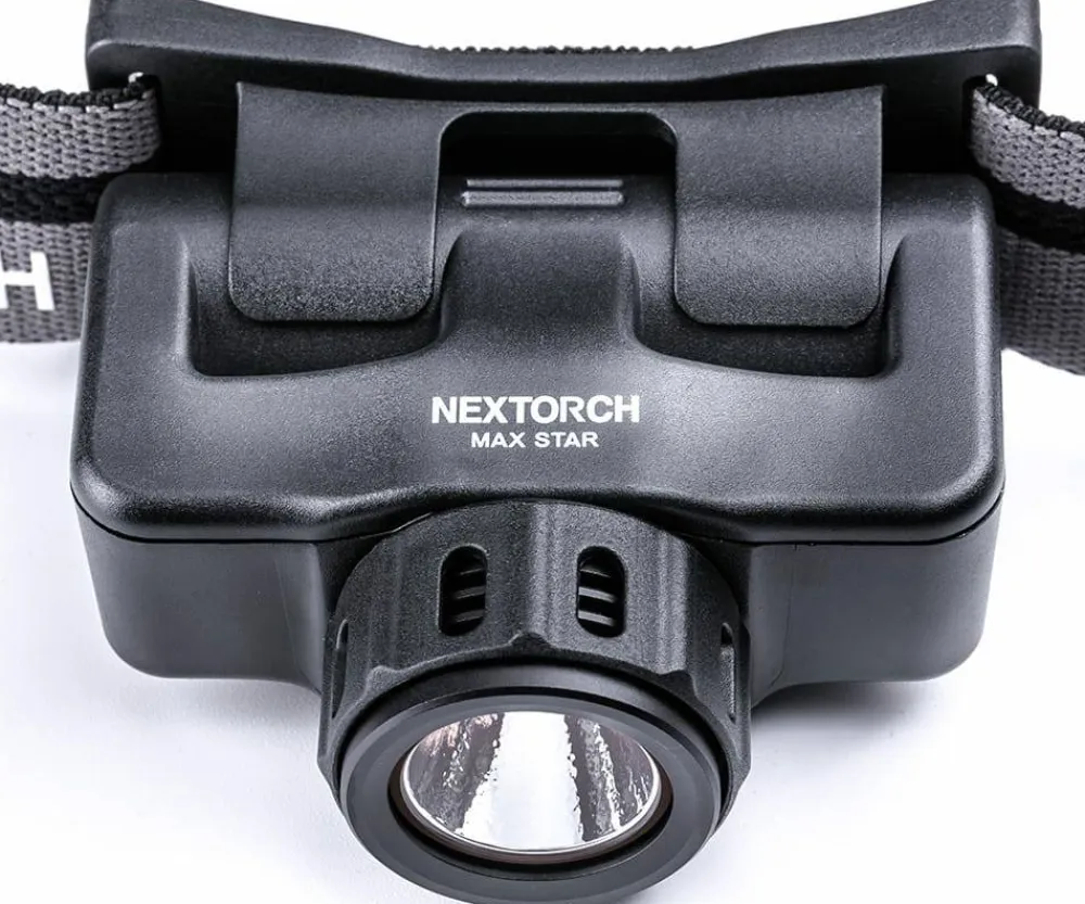 NexTorch Maxstar Pannlampa 1200 Inbyggt Uppladdninsbart Batteri Black Clearance