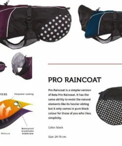 Discount Beta Pro Raincoat Black/ Hund