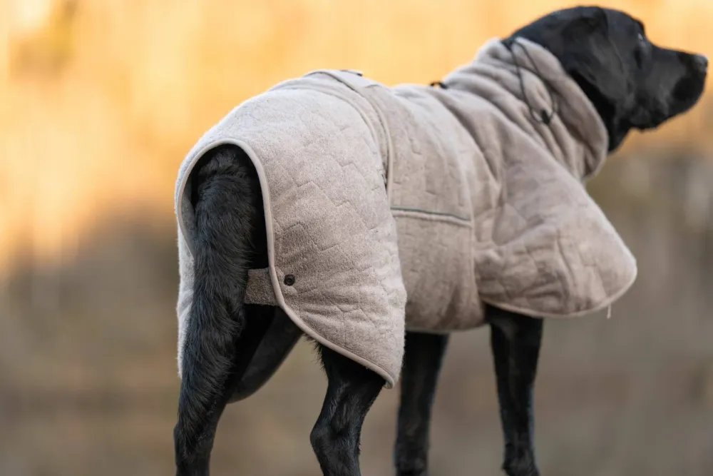 Non-stop Dogwear Drying Coat - Small Sizes Sand