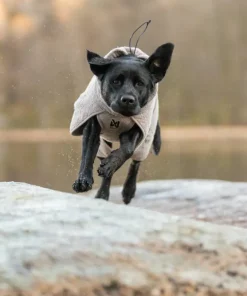 Non-stop Dogwear Drying Coat - Small Sizes Sand