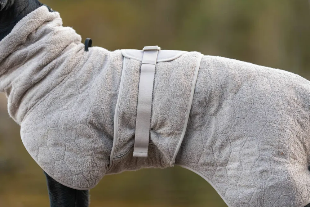 Non-stop Dogwear Drying Coat - Small Sizes Sand