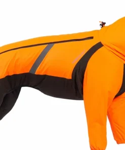 Non-stop Dogwear Fjord Overall Raincoat - Small Sizes Orange/black