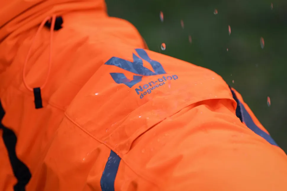 Non-stop Dogwear Fjord Overall Raincoat - Small Sizes Orange/black
